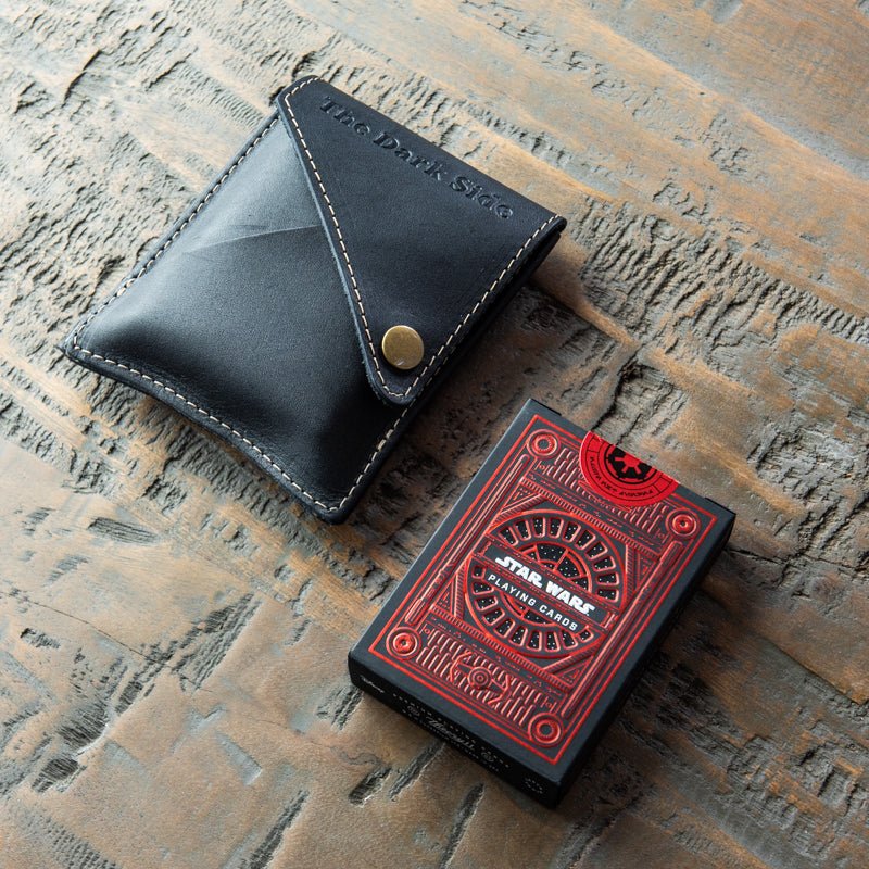 Theory 11 Dark Side Card Deck With Fine Leather Card Sleeve - Shoporiaz