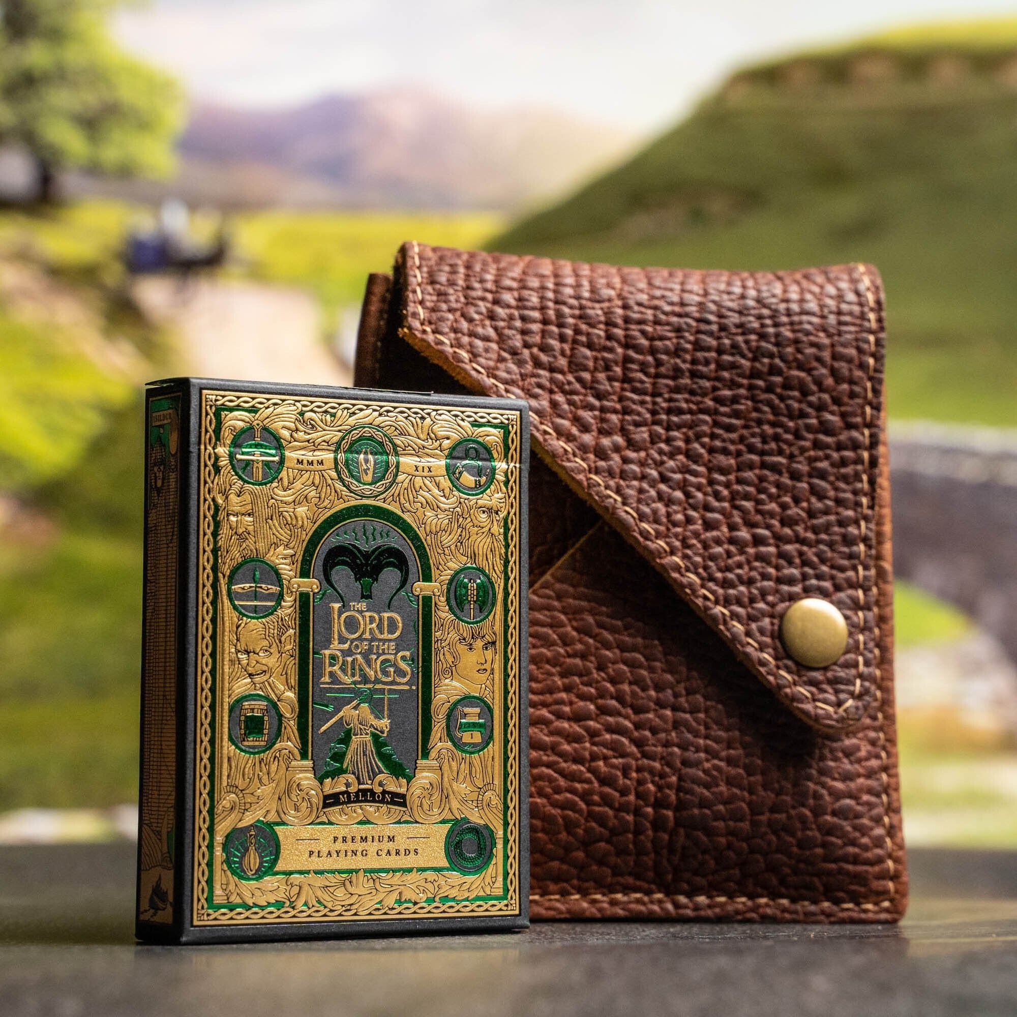 Theory 11 Lord of The Rings Card Deck With Fine Leather Card Sleeve - Shoporiaz