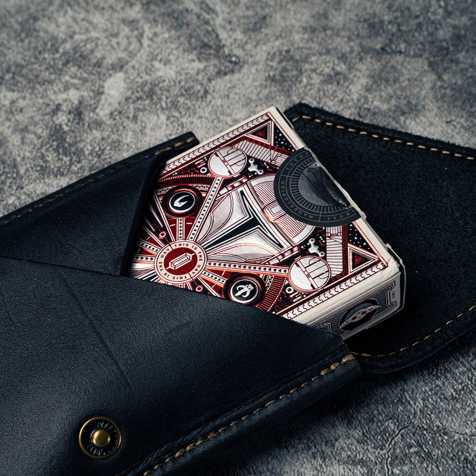 Theory 11 The Mandalorian Card Deck With Fine Leather Card Sleeve - Shoporiaz