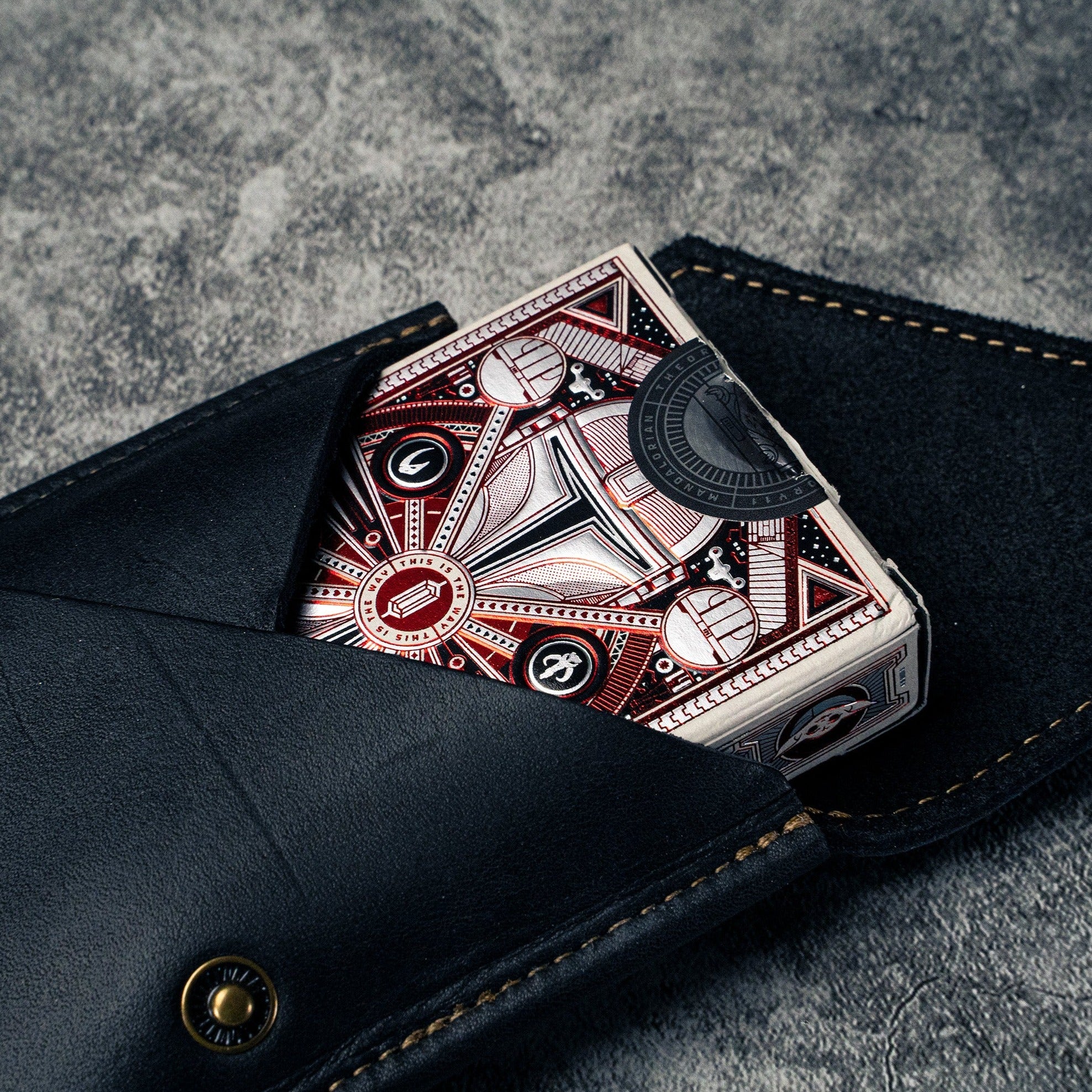 Theory 11 The Mandalorian Card Deck With Fine Leather Card Sleeve - Shoporiaz